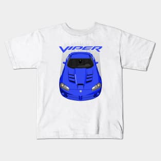 Viper SRT10-blue Kids T-Shirt